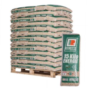 PALÉ DE PELLETS VAN ROJE – 65 SACOS DE 15 KG